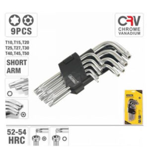 Jeu de 9 Clés Mâles Torx (Étoiles) T10-T50