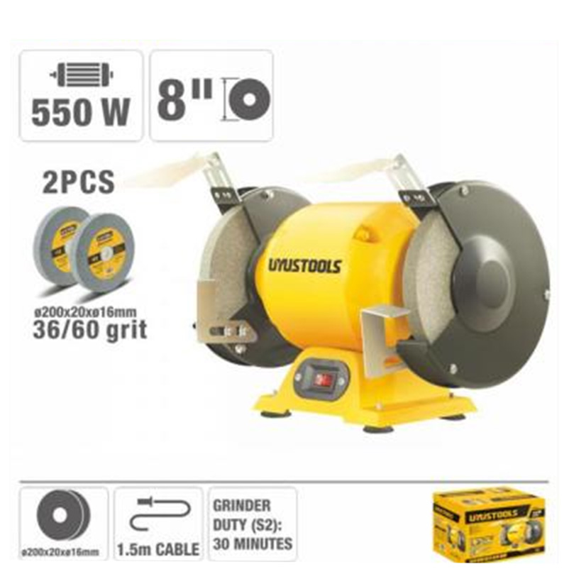 Touret à Meuler d'Établi 150mm 350W avec 2 Meules