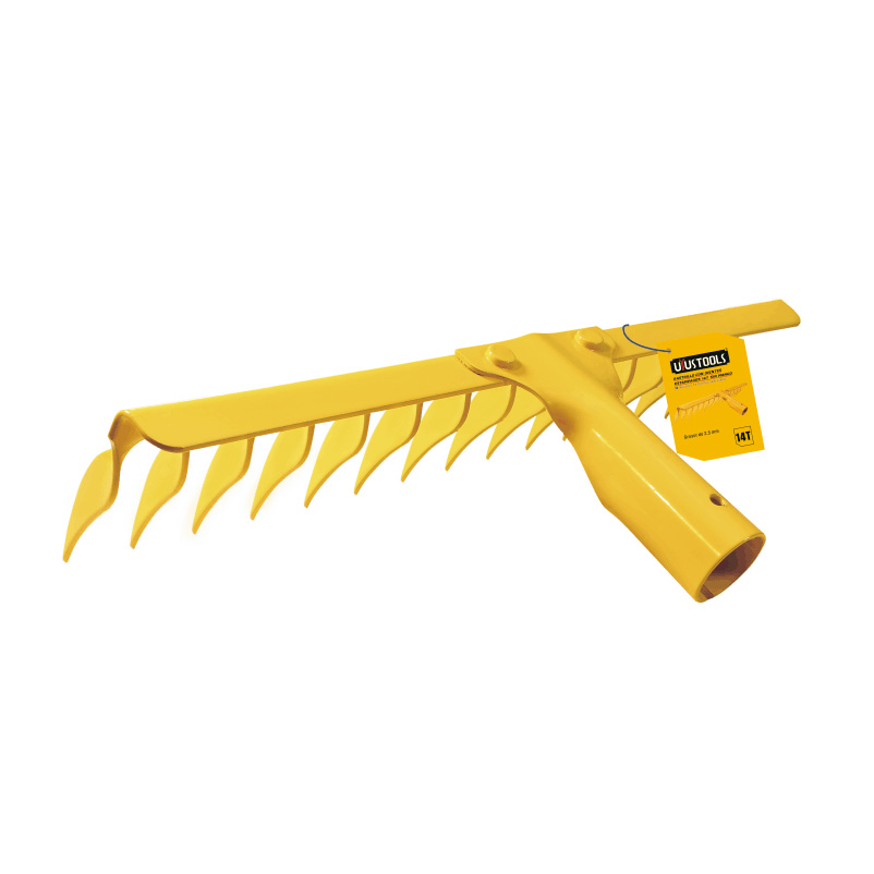 Tête de Râteau en Acier 14 Dents Torsadées