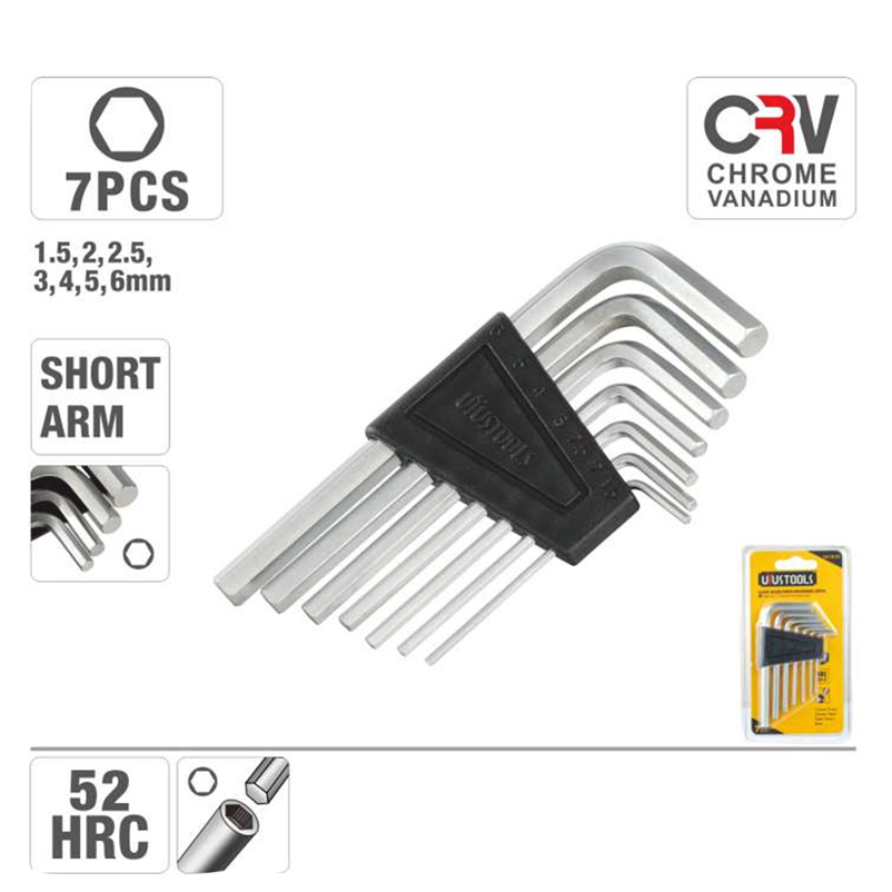 Jeu de 7 Clés Mâles 6 Pans (Allen) 1.5-6mm