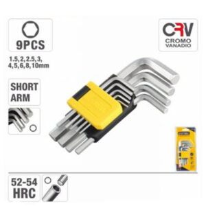 Jeu de 9 Clés Mâles 6 Pans (Allen) 1.5-10mm