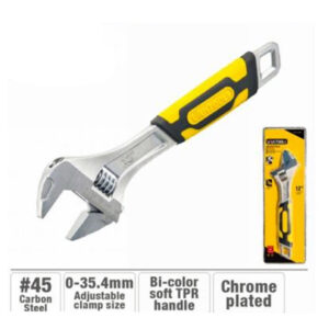 Clé à Molette 6" (160mm) Manche Bi-matière