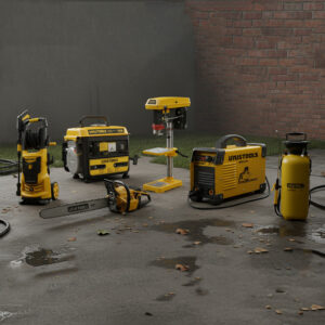 équipements d'atelier, de chantier et de jardinage